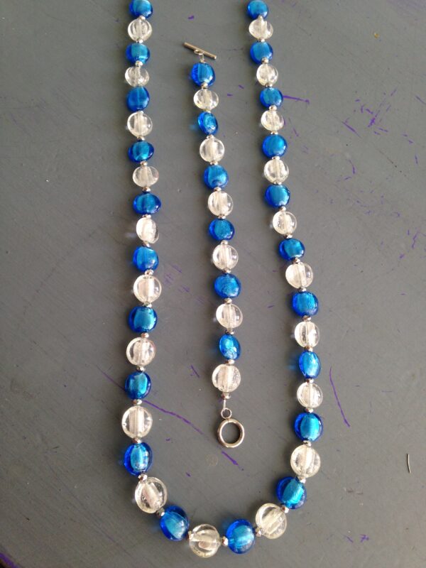 Big Bead Blue and White
