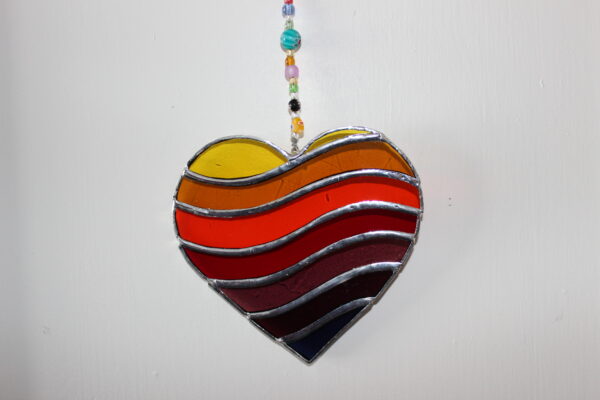 Stained Glass Heart Medium - Image 2
