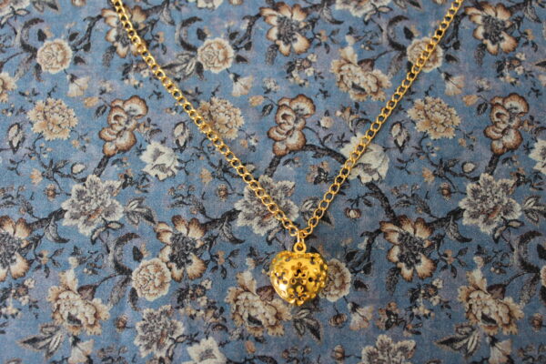 Brass Heart Pendant - Image 2