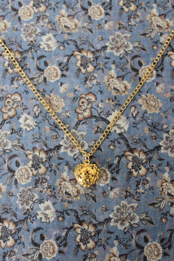 Brass Heart Pendant