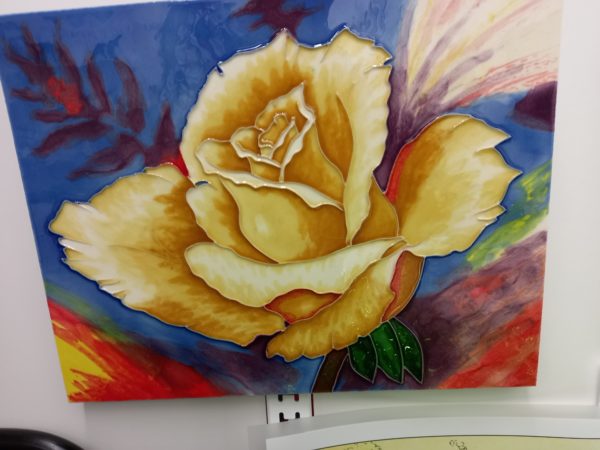 Yellow Rose Tile