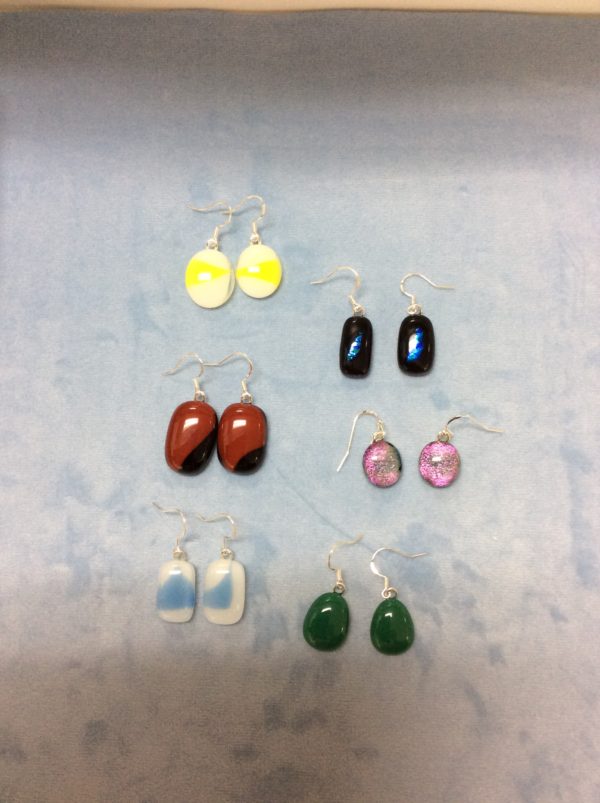 Fused Glass Earrings