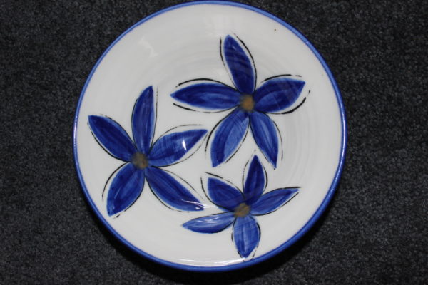 Flowers in Blue Bowl - Image 2