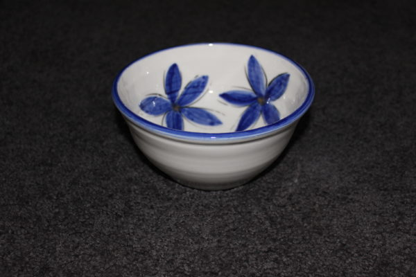 Flowers in Blue Bowl M