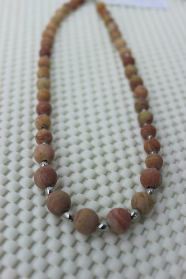 Wood Lace Necklace