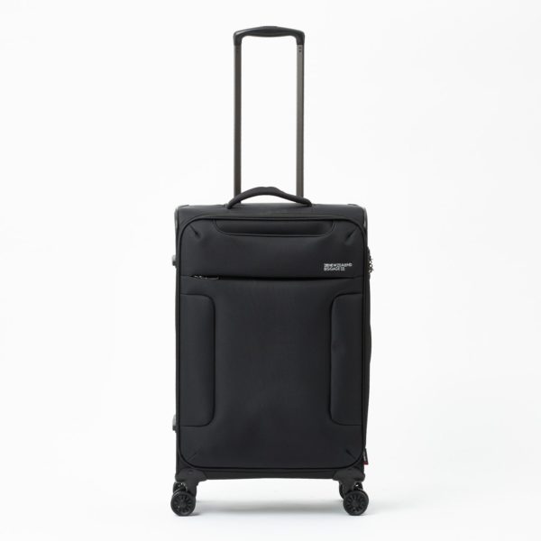 NEW ZEALAND LUGGAGE COMPANY SO-LITE BLACK 68CM 4-WHEEL TROLLEY CASE