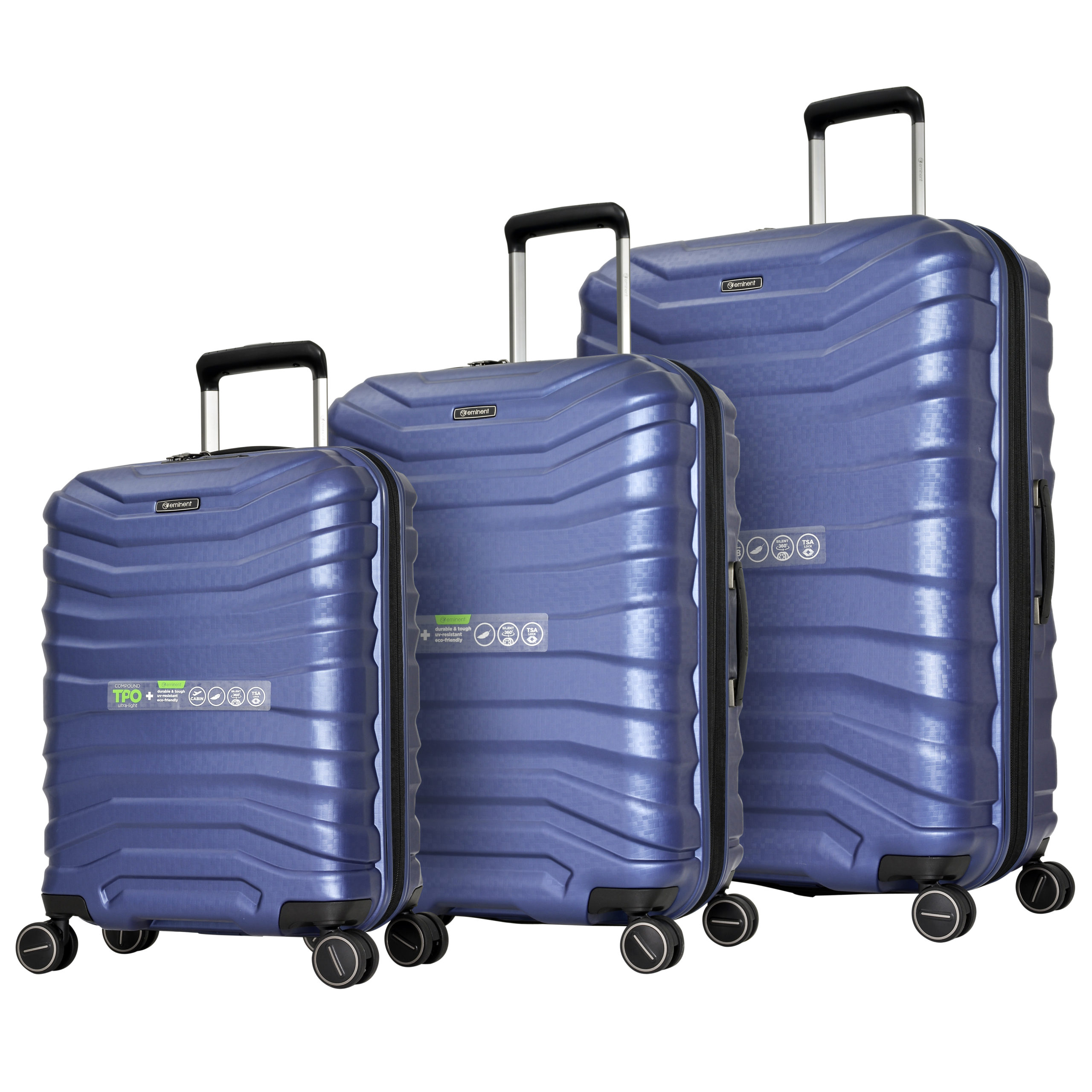 Large sized checked luggage trolley by Eminent (KG18-28)