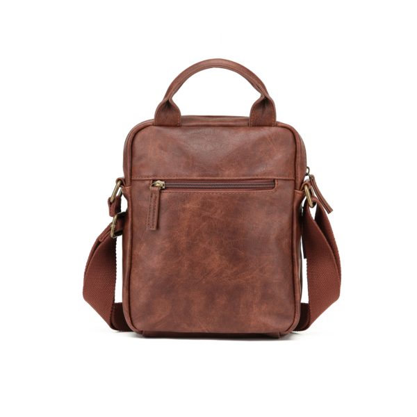 Vegan Leather Cross Body Reporter Shoulder Bag VG009 - Image 4