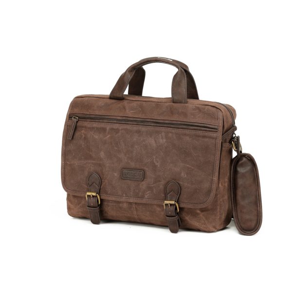 Waxed Canvas Cross Body Luxury Satchel