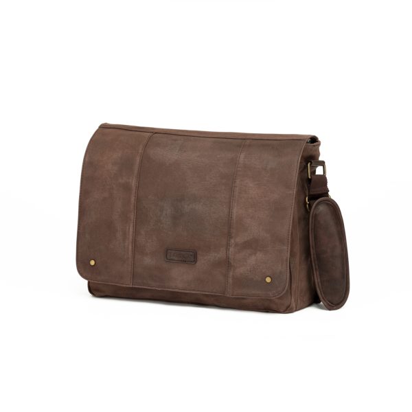 Waxed Canvas Reporter Style Satchel