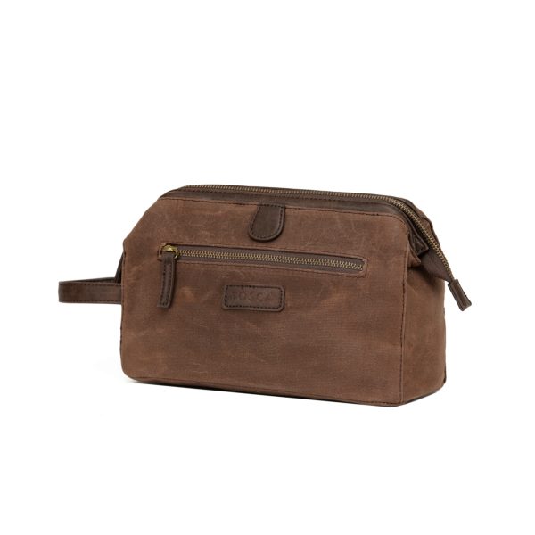Waxed Canvas Wet Pack Toiletry Bag